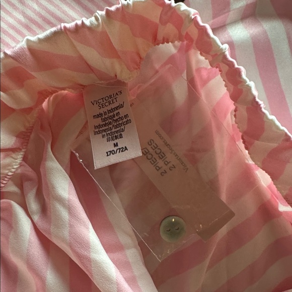 Victoria’s Secret 2-pc Pink Striped Pajama Set - Picture 3 of 3